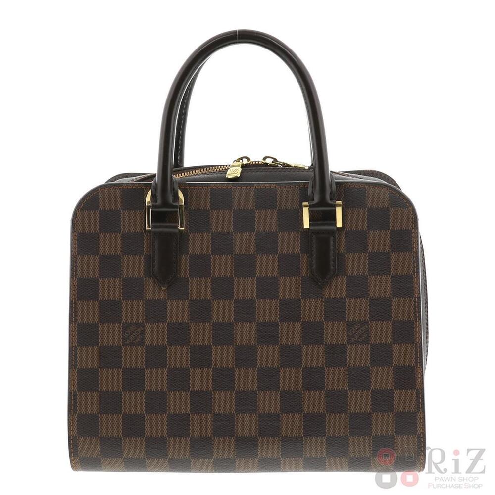 LOUIS VUITTON Triana Bag Handbag Damier Ebene Brown